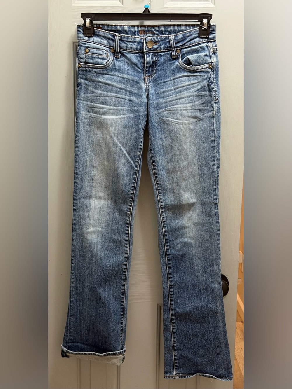 Kut From The Kloth KP258MA1 Jeans Womens 2 Blue Stretch Denim Bootcut Leg